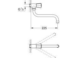 Grohe Auslaufventil Costa Chrom