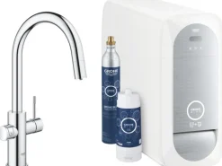 Grohe C-Auslauf Starter Kit Blue Home Chrom