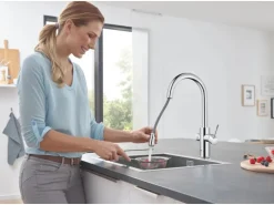 Grohe C-Auslauf Starter Kit Blue Home Chrom