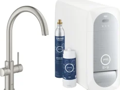 Grohe C-Auslauf Starter Kit Blue Home Supersteel