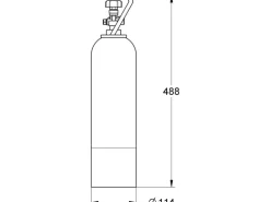 Grohe CO²-Flasche Starter-Set Blue 2 kg