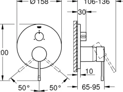 Grohe Einhandbatterie Essence Warm Sunset