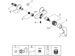 Grohe Einhand-Brausebatterie Swift