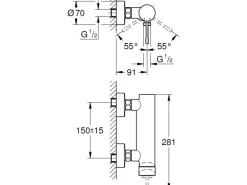 Grohe Einhand-Duscharmatur Essence