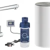 Grohe Einhand-Spültischbatterie und Boiler Red Duo Size-M Chrom