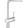 Grohe Einhand-Spültischbatterie Minta Chrom 12,5mm (1/2") L-Auslauf