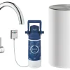 Grohe Einhand-Spültischbatterie und Boiler Red Duo Size-M Chrom