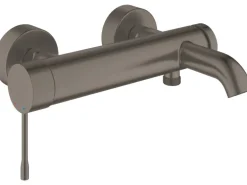 Grohe Einhand-Wannenbatterie Essence Hard Graphite gebürstet