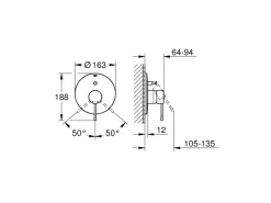 Grohe Einhand-Wannenbatterie Essence Chrom