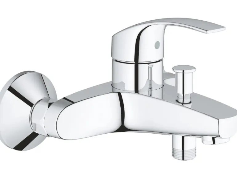 Grohe Einhand-Wannenbatterie Eurosmart Chrom