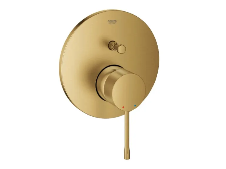 Grohe Einhand-Wannenbatterie Unterputz Essence Cool Sunrise gebürstet