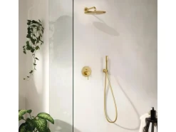 Grohe Einhand-Wannenbatterie Unterputz Essence Cool Sunrise gebürstet