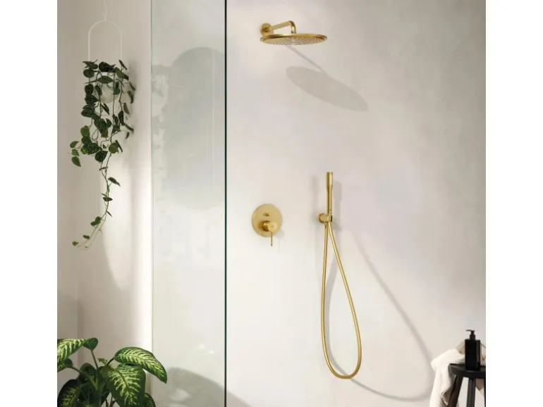 Grohe Einhand-Wannenbatterie Unterputz Essence Cool Sunrise gebürstet