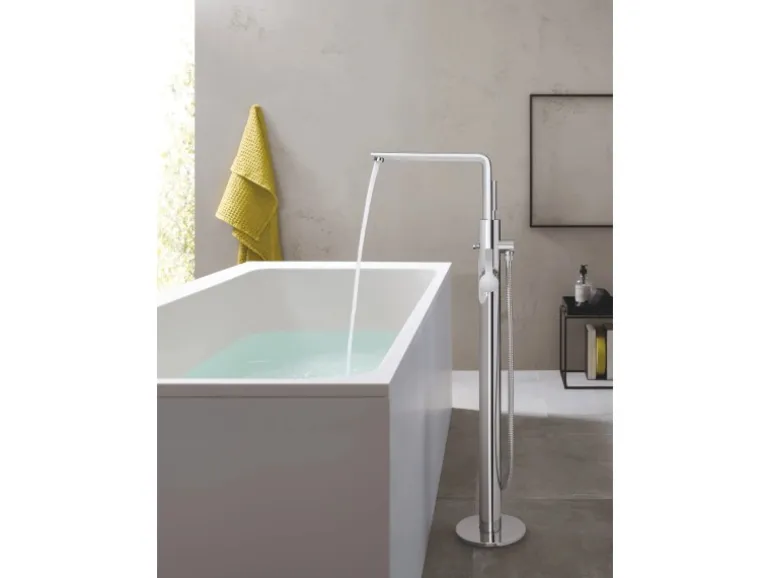 Grohe Einhand-Wannenbatterie Lineare Bodenmontage Chrom