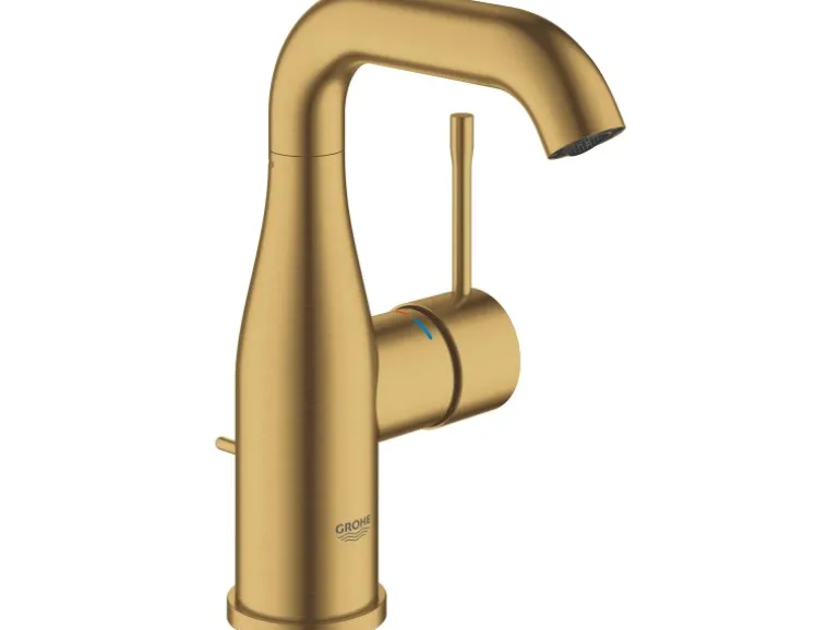 Grohe Einhand-Waschbeckenarmatur Essence M-Size Cool Sunrise gebürstet