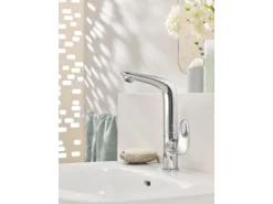 Grohe Einhand-Waschtischbatterie Eurostyle L-Size offener Hebelgriff Chrom