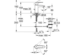 Grohe Einhand-Waschtischbatterie Eurostyle Cosmopolitan S-Size Chrom