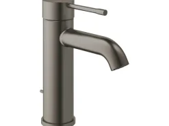Grohe Einhand-Waschtischbatterie Essence S-Size Hard Graphite Gebürstet