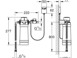 Grohe Filter mit Filterkopf Red