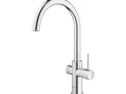 Grohe Küchenarmatur und Boiler Red Duo Größe-L Chrom