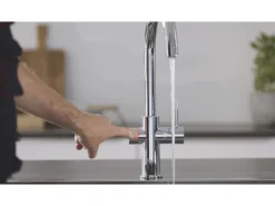 Grohe Küchenarmatur und Boiler Red Duo Größe-L Chrom