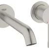 Grohe 2-Loch-Waschtischbatterie Essence Supersteel