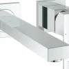 Grohe 2-Loch-Waschtischbatterie Eurocube Chrom