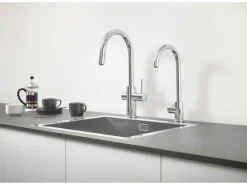 Grohe Mono Armatur Set Blue Professional Chrom