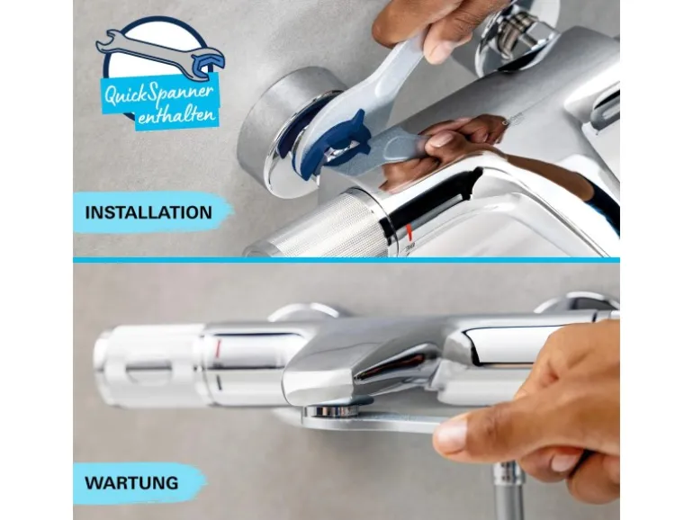 Grohe QuickFix Brausearmatur Start für die Wandmontage