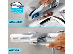 Grohe QuickFix Duschsystem Vitalio Joy 260 mit Einhandmischer Wandmontage