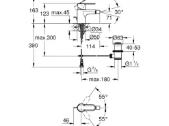 Grohe QuickFix Einhand-Bidetarmatur Get