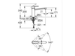 Grohe QuickFix Einhand-Küchenarmatur Get