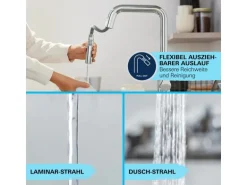 Grohe QuickFix Einhebel-Spültischarmatur Start Loop Chrom mit Brause