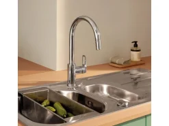 Grohe QuickFix Einhebel-Spültischarmatur Start Loop Chrom mit Brause