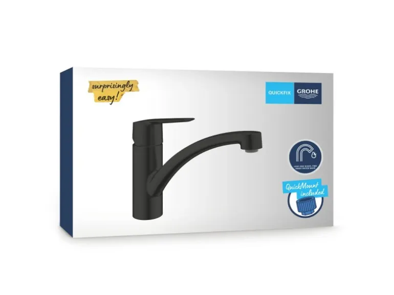 Grohe QuickFix Einhebel-Spültischarmatur Start Schwarz