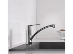 Grohe QuickFix Spültischarmatur Start Chrom mit niedrigem Auslauf