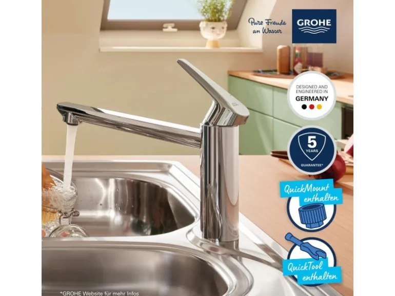 Grohe QuickFix Start Edge Einhand-Spültischbatterie DN 15