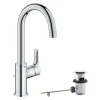 Grohe QuickFix Waschtischarmatur Einhebelmischer Start Alira Chrom L