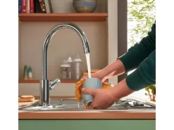 Grohe QuickFix Waschtischarmatur Einhebelmischer Start Alira Chrom L