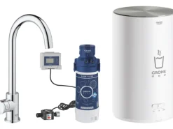 Grohe Standventil und Boiler Red Mono Größe-M Chrom