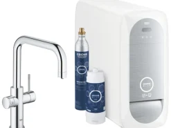 Grohe U-Auslauf Starter Kit Blue Home Chrom