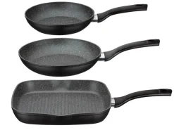 GSW Pfannen Set Gourmet Granit 3 Teilig