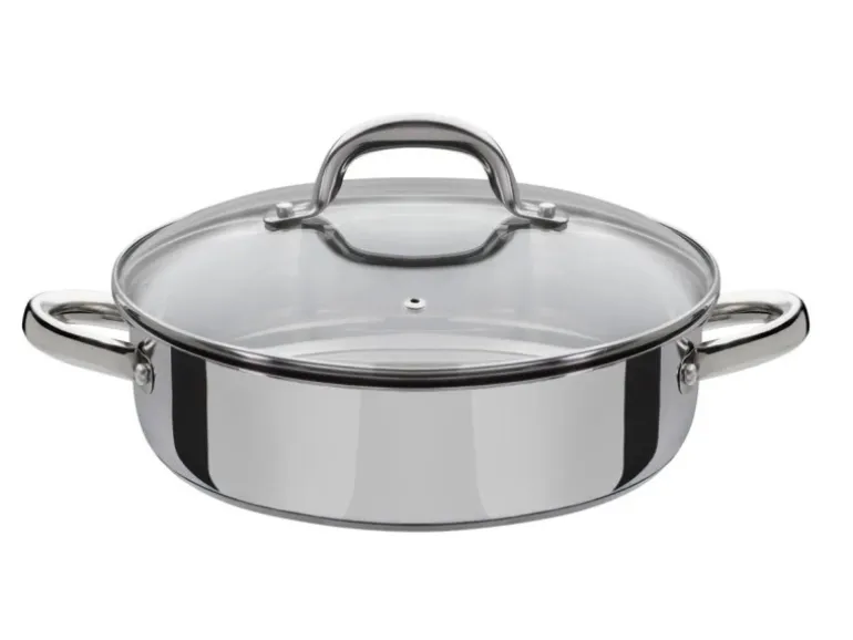 GSW Servierpfanne Montreal mit Glasdeckel 24Cm