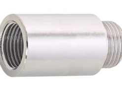 Hahnverlängerung 18,6 mm (Rp 1/2) x 21 mm (R 1/2) Messing Verchromt 40 mm