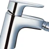 Hansgrohe Einhebel-Bidetmischer Ecos 50 mit Zugstangen-Ablaufgarnitur Chrom