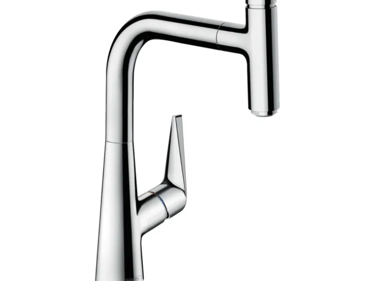 Hansgrohe Einhebel-Küchenarmatur Talis Select S 220 mit Ausziehauslauf Chrom