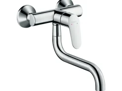 Hansgrohe Einhebel-Küchenmischer Focus für Wandmontage Chrom