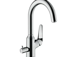 Hansgrohe Einhebel-Küchenmischer M424-H220 mit Geräteabsperrventil Chrom