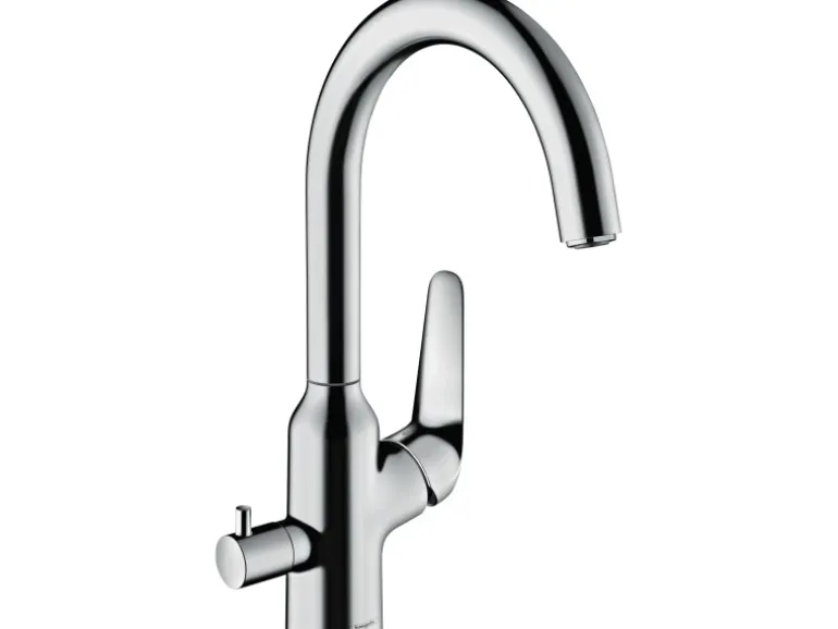 Hansgrohe Einhebel-Küchenmischer M424-H220 mit Geräteabsperrventil Chrom