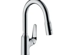 Hansgrohe Einhebel-Küchenmischer mit Ausziehbrause M4216-H180 Chrom